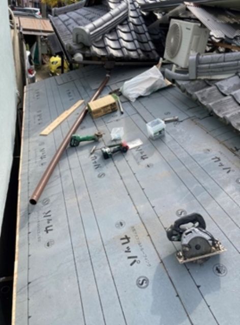 トタン屋根改修工事
