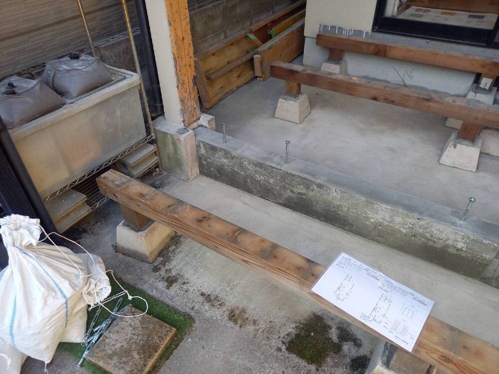 耐震壁設置工事
